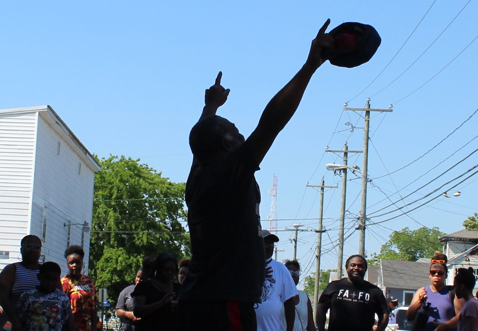 Justice for Ra Street Event dancer points